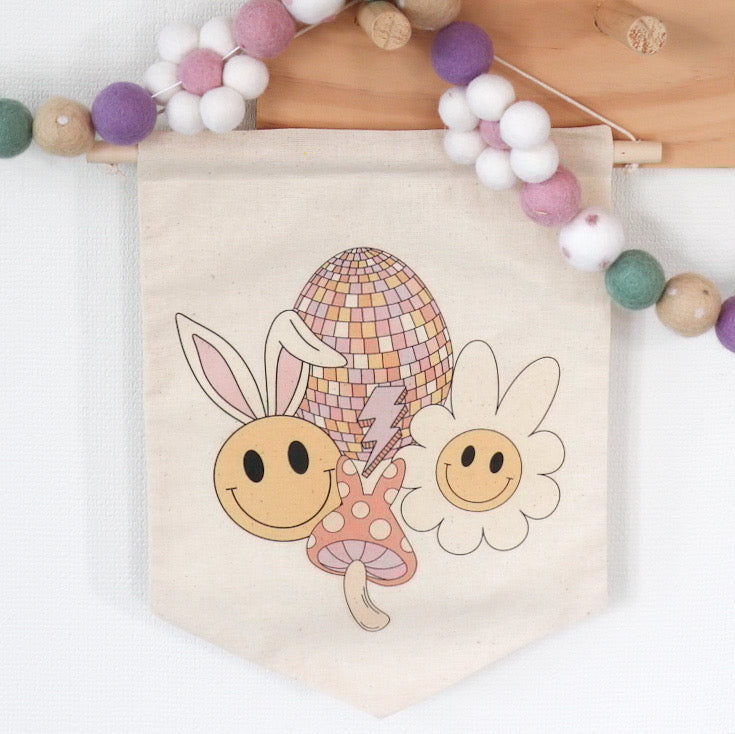 Retro Easter Vibes Banner